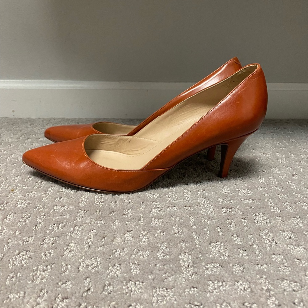 Jcrew Cognac heels